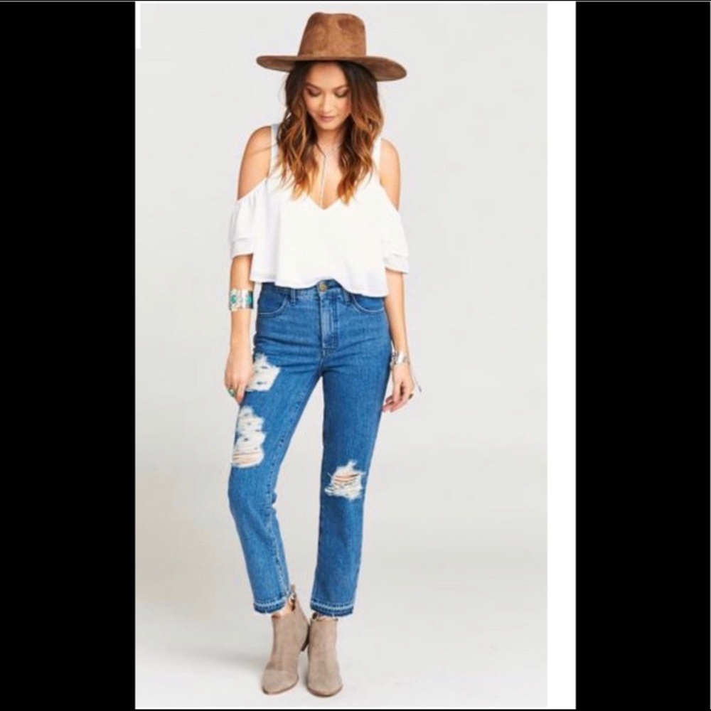 Show Me Your Mumu Brooklyn High Waist Jeans